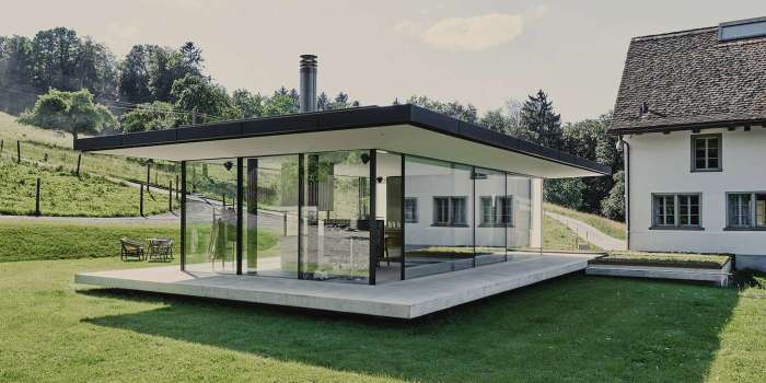 Exclusive frameless windows from swissFineLine